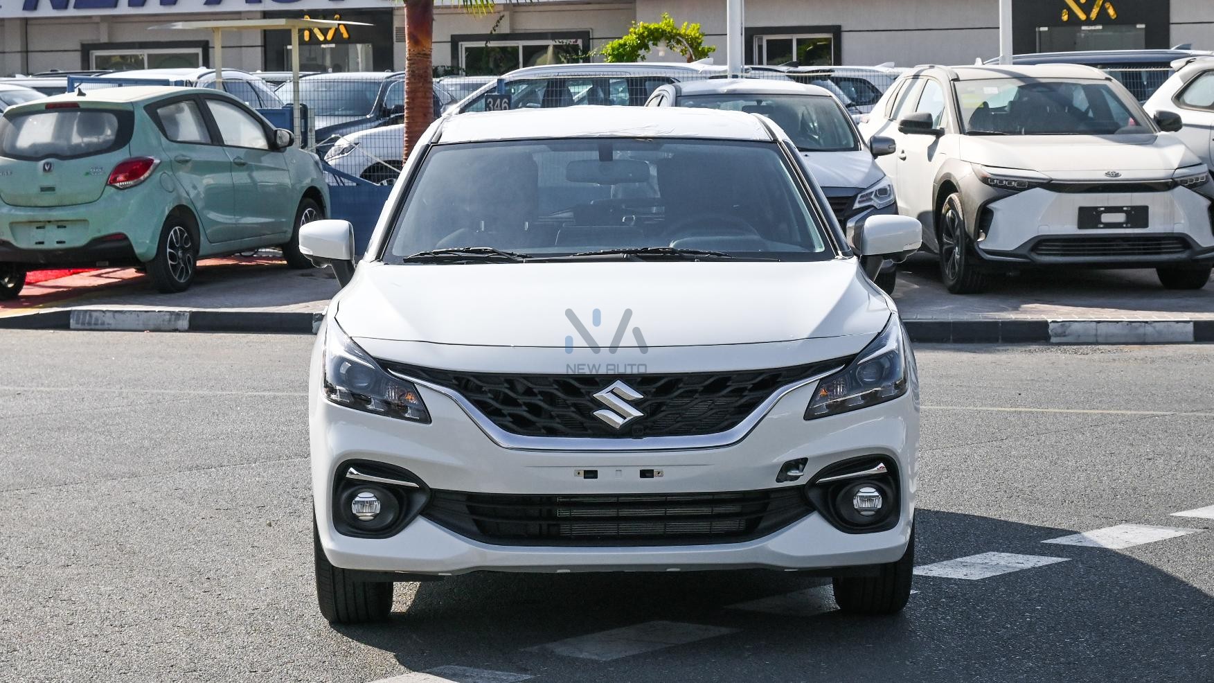 Baleno GLX (N-BAL15-P-25-GLX-2 ) White – Black 2025