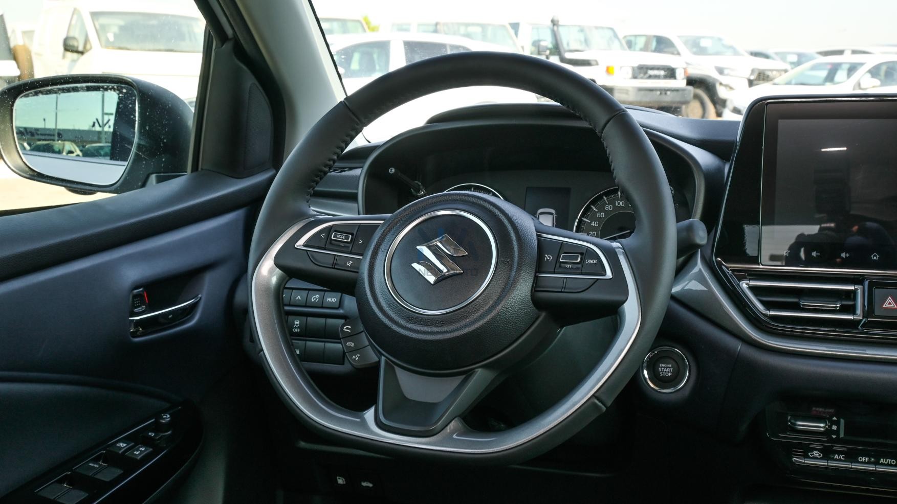 Baleno GLX (N-BAL15-P-25-GLX-2 ) White – Black 2025