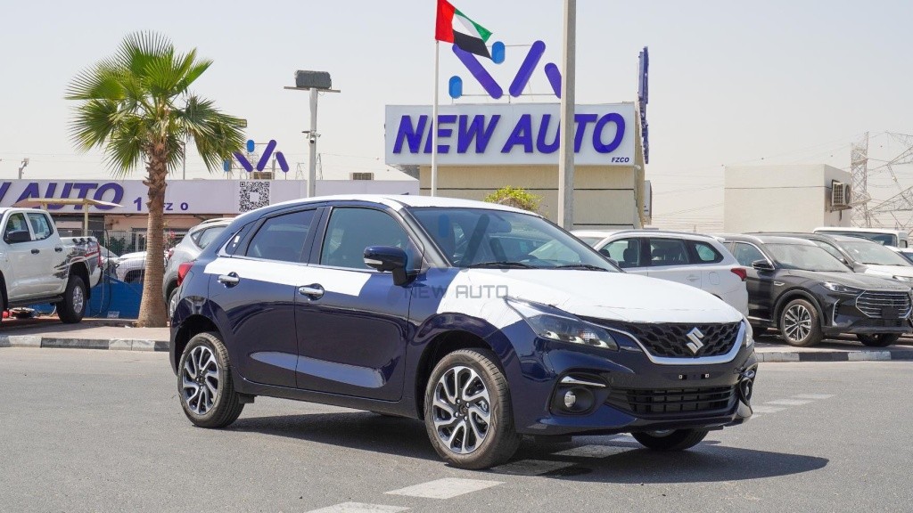 Baleno Blue - Black 2025 vehicle at New Auto FZCO