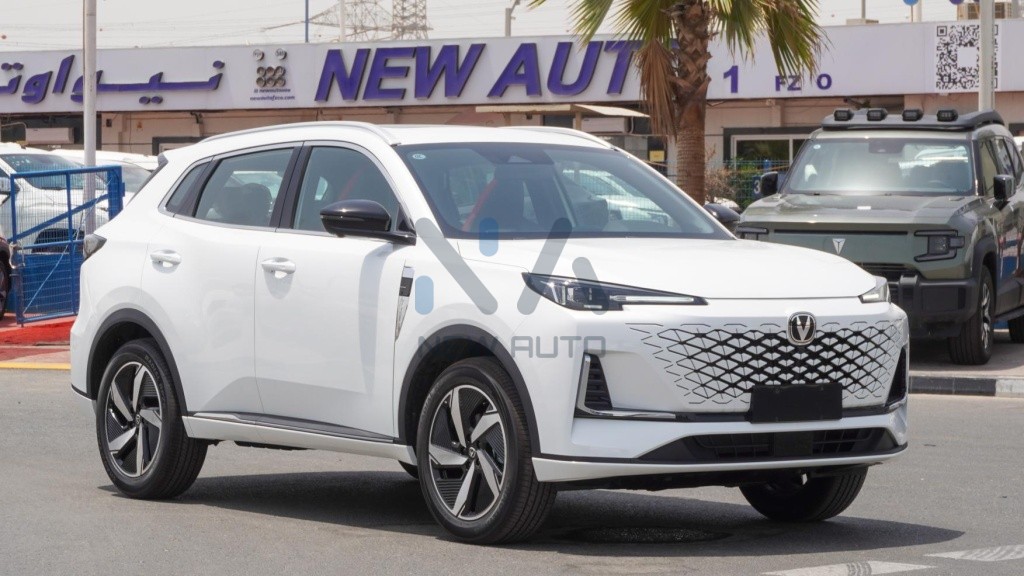 Changan CS55 Plus White - Black & Red 2025 vehicle at New Auto FZCO