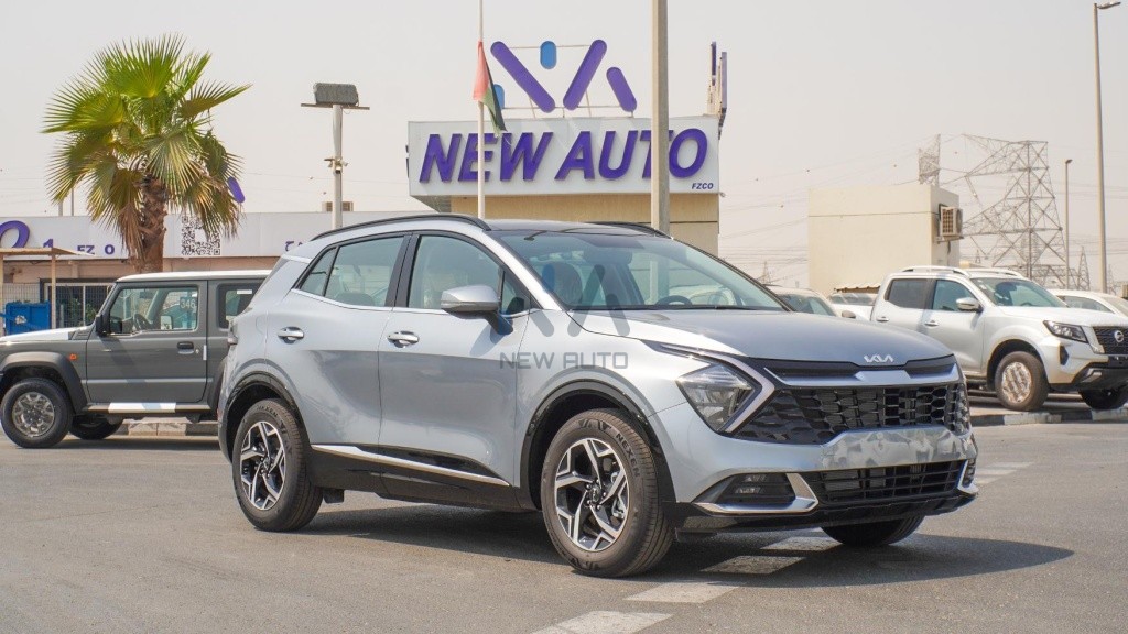 Kia Sportage Silver - Beige 2025 vehicle at New Auto FZCO