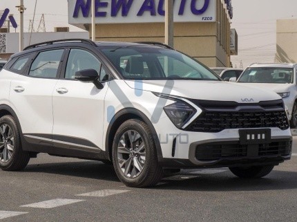 Kia Sportage 2WD 2025 White Exterior Grey Interior