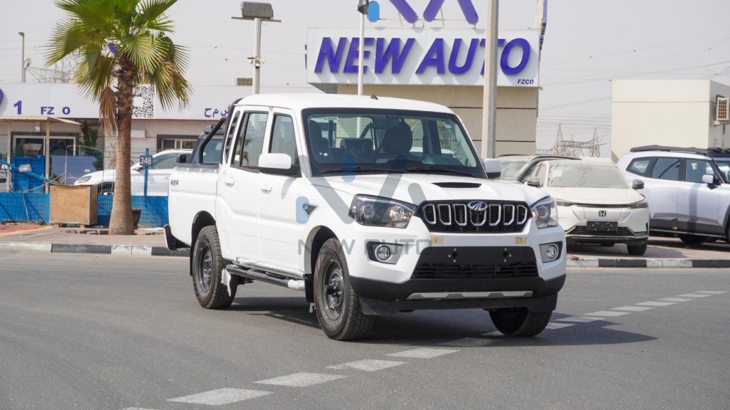 Mahindra Pik Up Double Cabin White - Black 2025 vehicle at New Auto FZCO