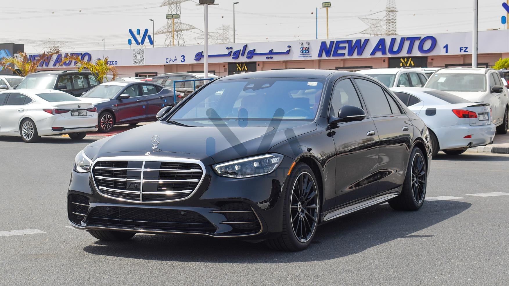 Mercedes-Benz S580 4Matic (S580-4MATIC-23-01) Black-Tan 2023