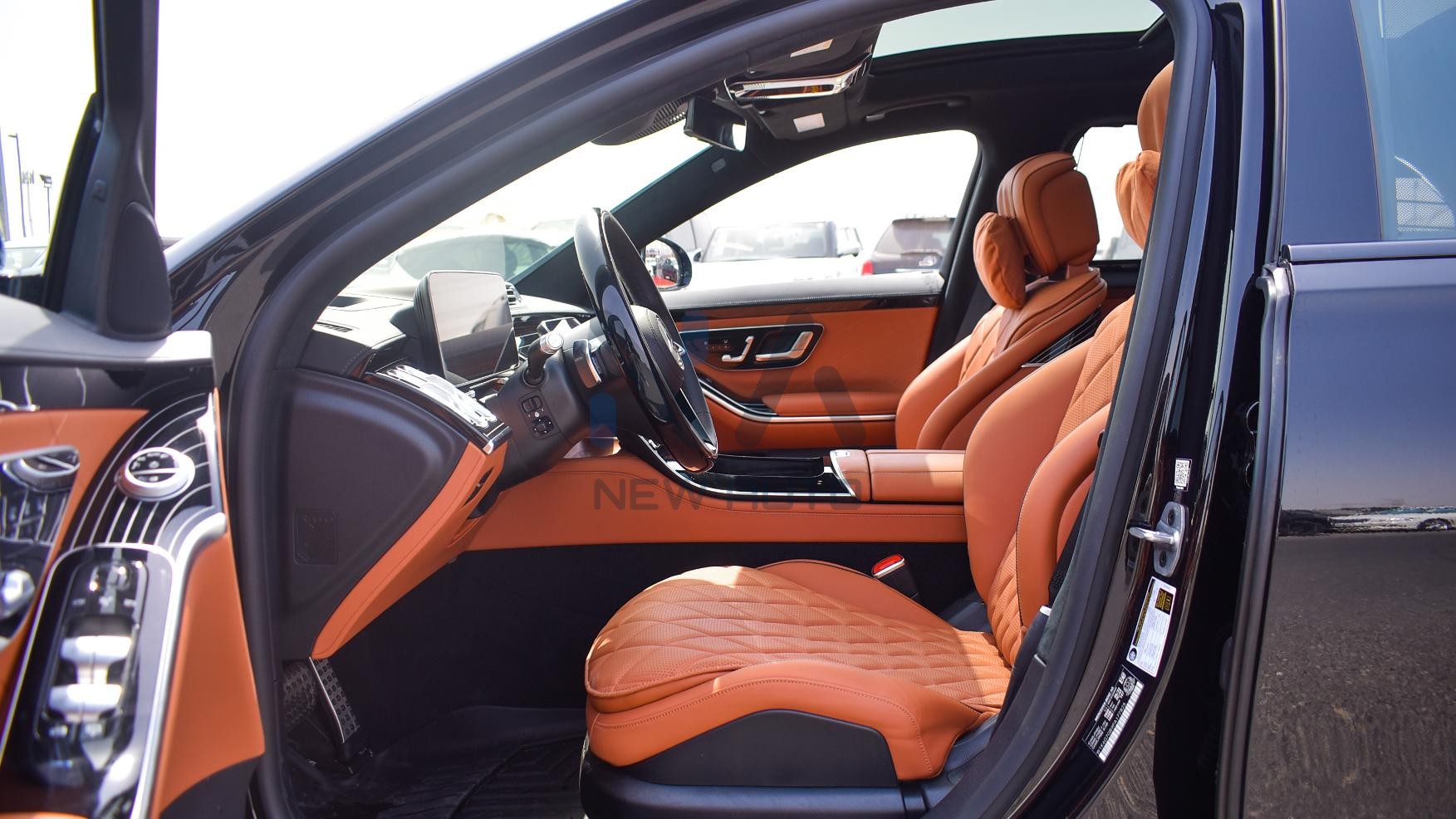 Mercedes-Benz S580 4Matic (S580-4MATIC-23-01) Black-Tan 2023