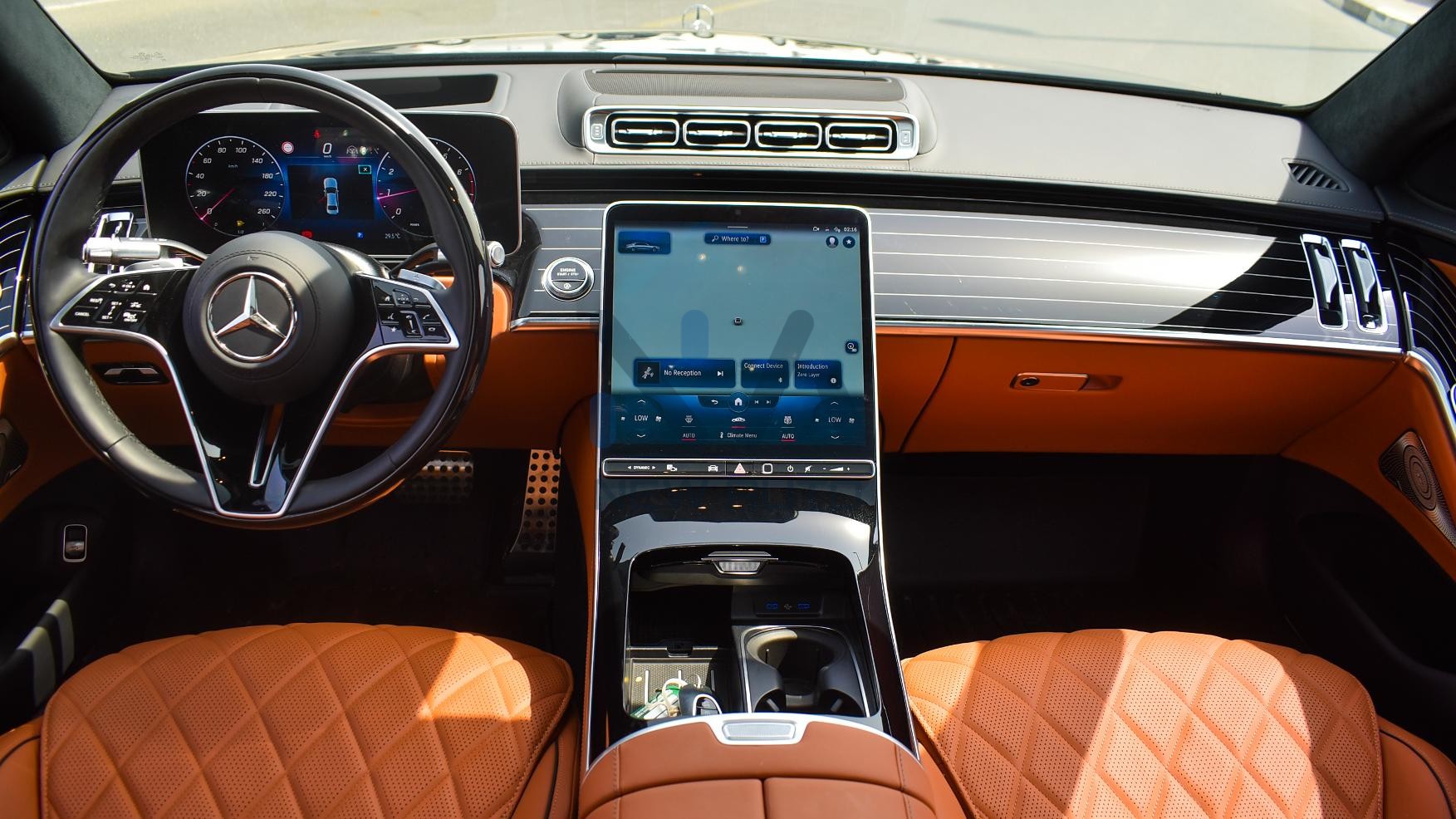 Mercedes-Benz S580 4Matic (S580-4MATIC-23-01) Black-Tan 2023