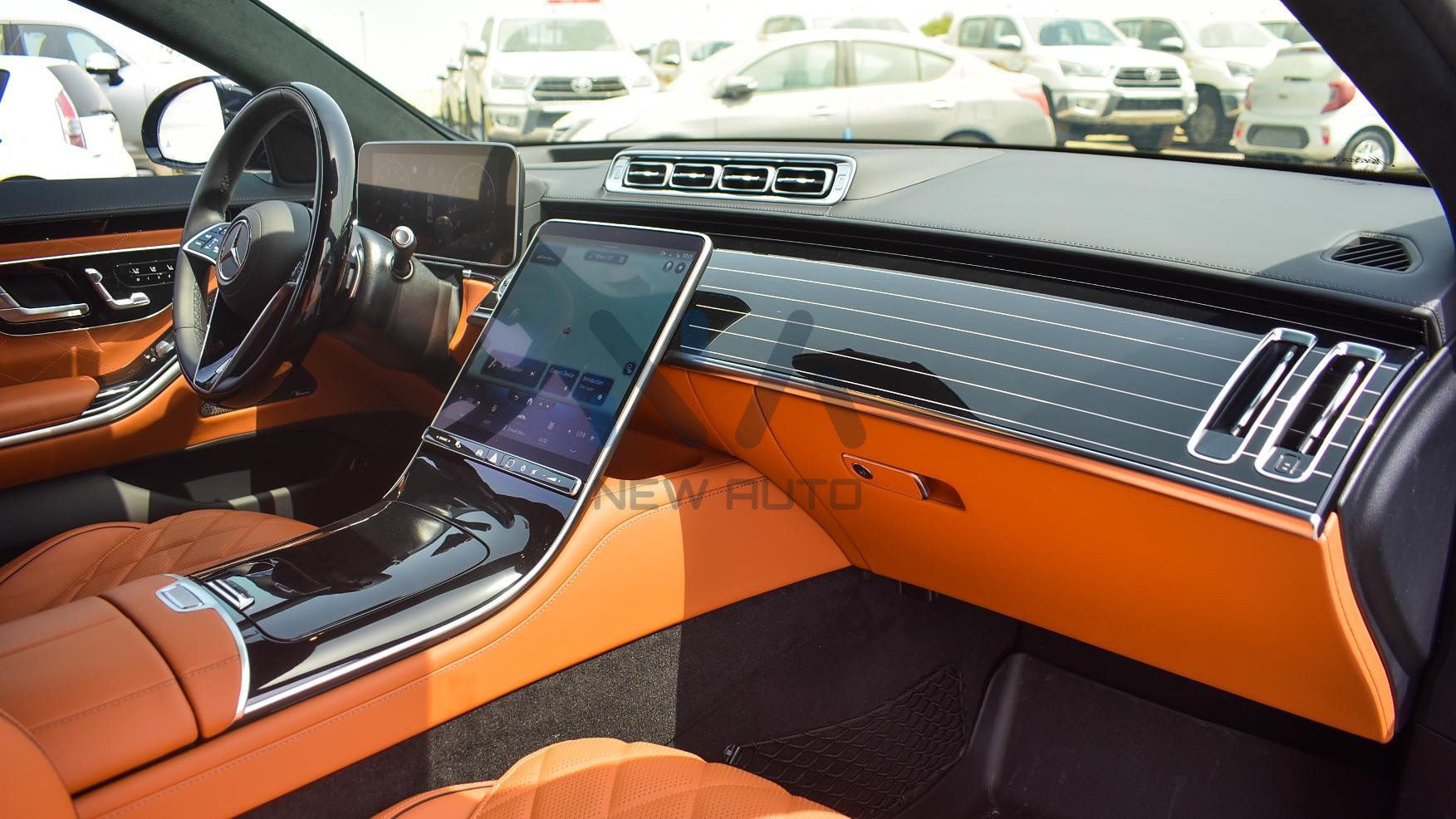 Mercedes-Benz S580 4Matic (S580-4MATIC-23-01) Black-Tan 2023