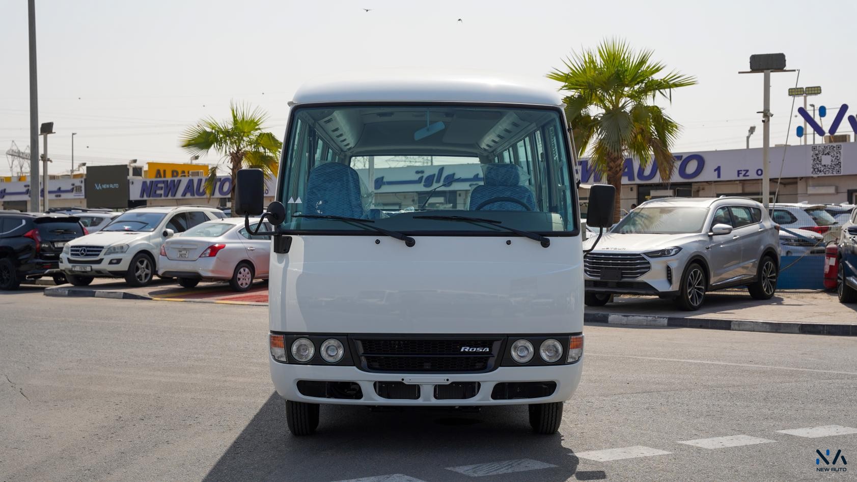 Mitsubishi Rosa Bus 34-Seater (N-ROSA-34S-D-26)  White – Blue 2026