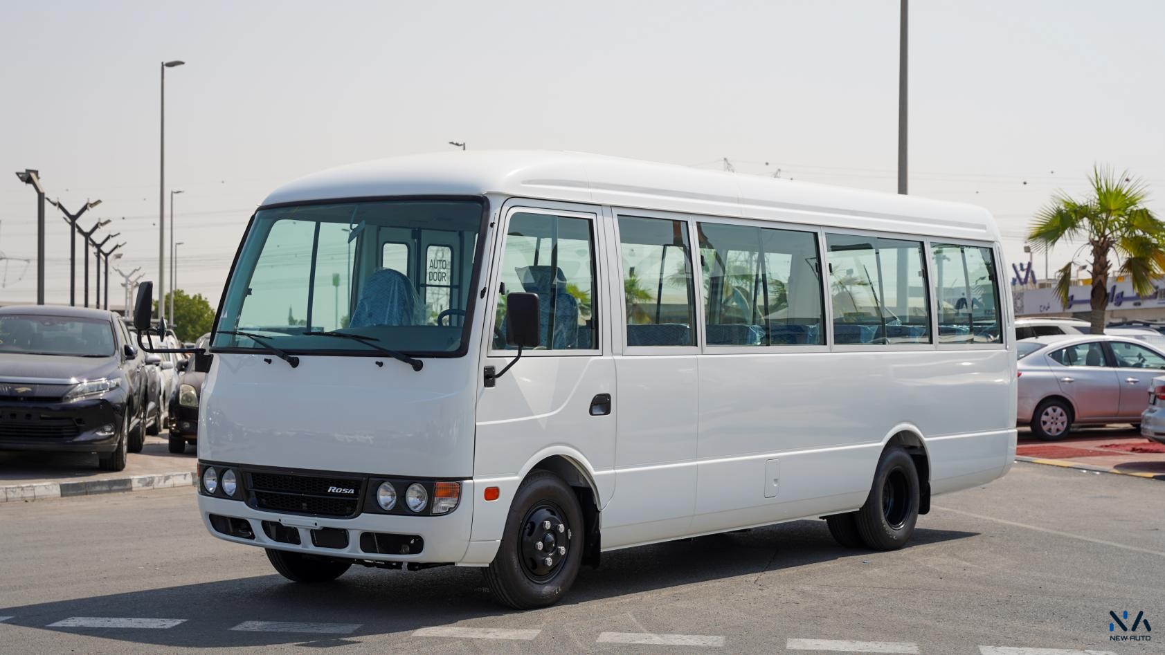 Mitsubishi Rosa Bus 34-Seater (N-ROSA-34S-D-26)  White – Blue 2026