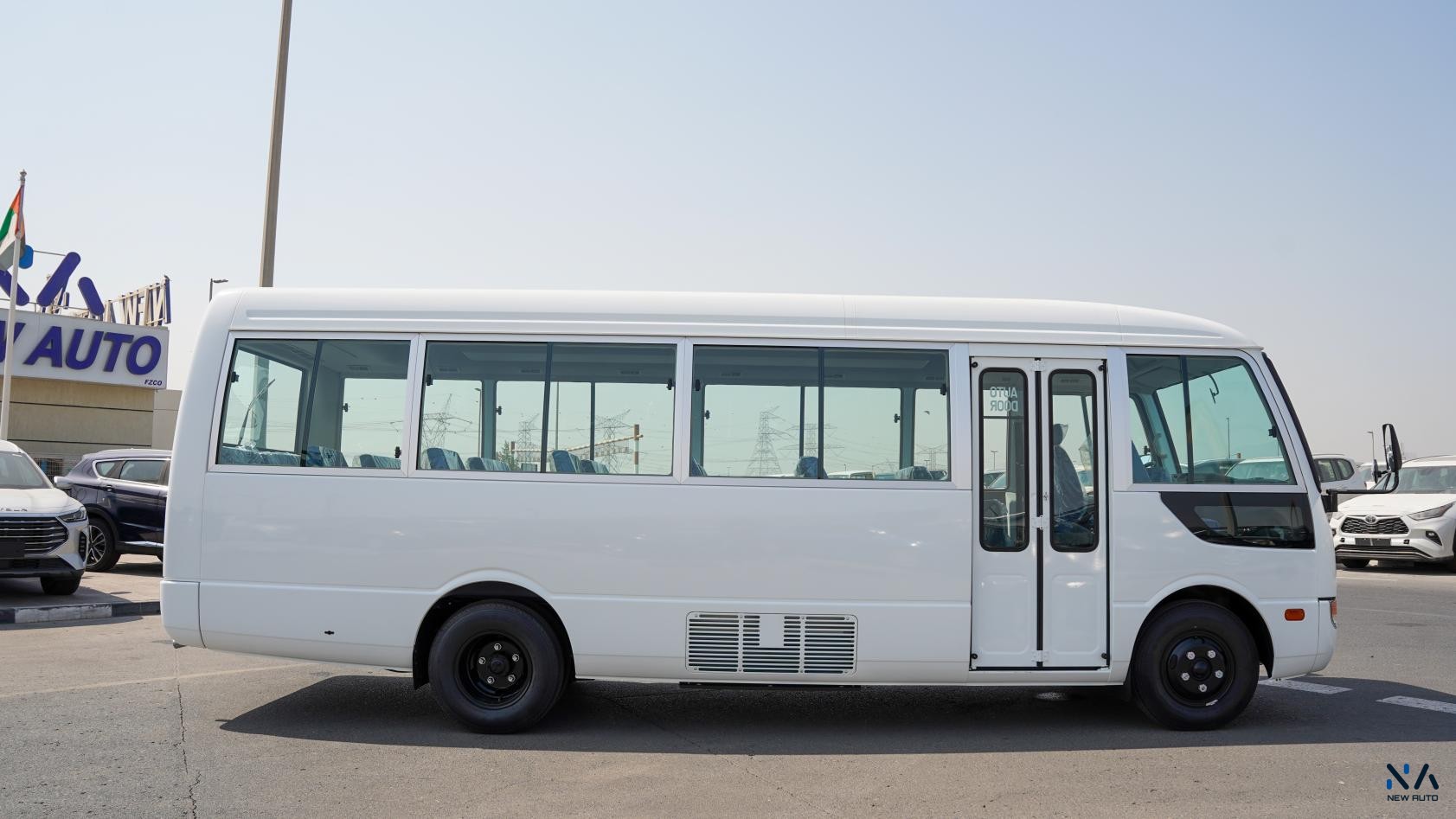 Mitsubishi Rosa Bus 34-Seater (N-ROSA-34S-D-26)  White – Blue 2026