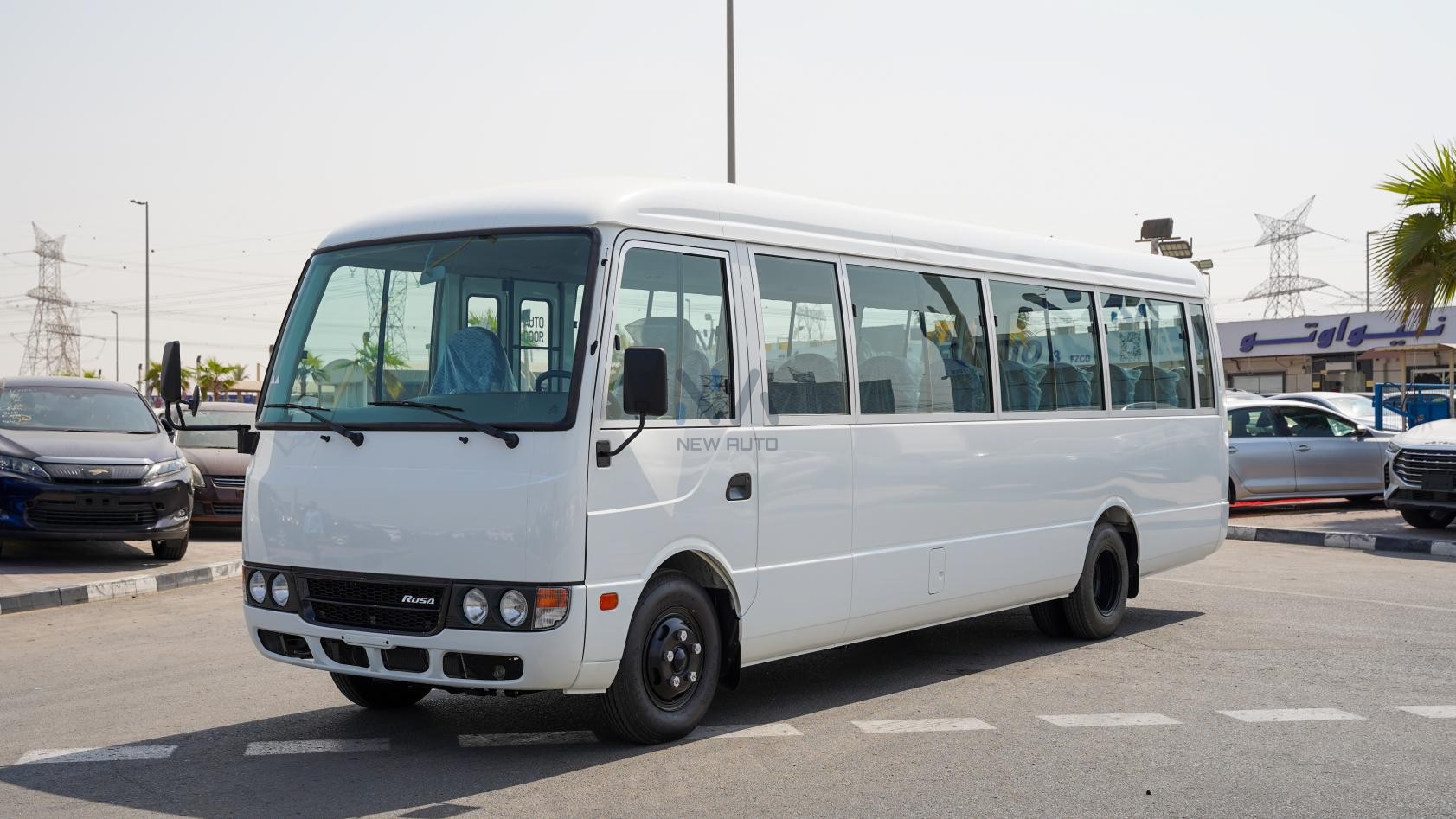 Mitsubishi Rosa Bus 34-Seater (N-ROSA-34S-D-26)White-Blue 2026