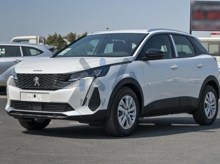 Peugeot 3008 Active 1.6L 2025 Extérieur blanc Intérieur noir