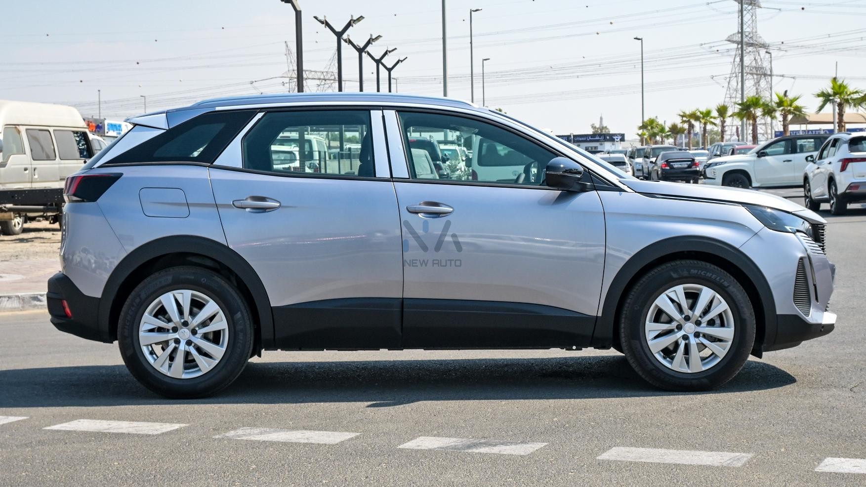 PEUGEOT 3008 ACTIVE (N-PE-ACT-1.6-25-03) Silver-Black – 2025