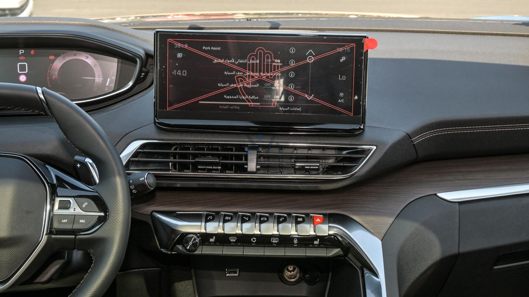 PEUGEOT 3008 GT LINE (N-PE-GT-1.6-25) Black-Red2025