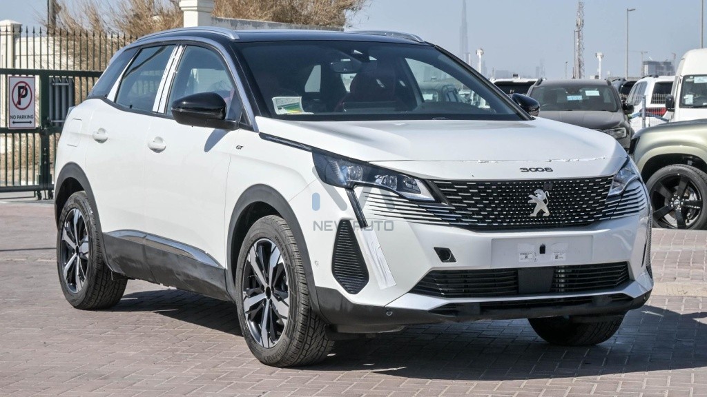 PEUGEOT 3008 GT LINE White - Red 2025 vehicle at New Auto FZCO