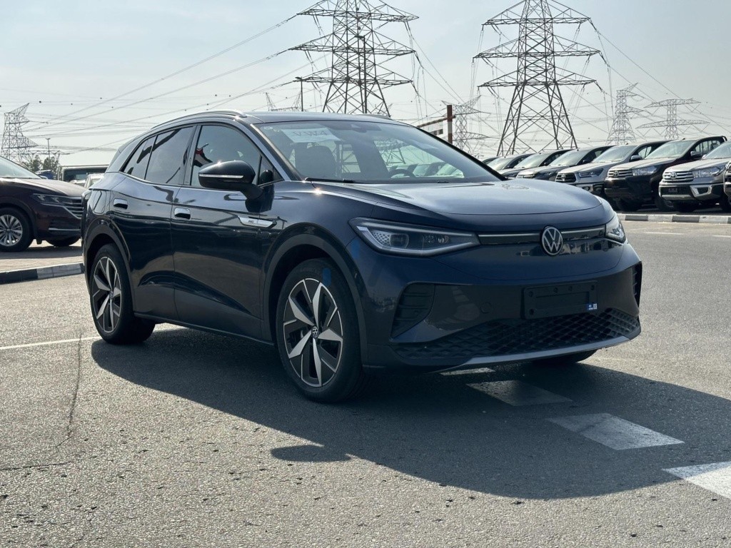 ID.4 Crozz LitePro Blue - Black 2022 vehicle at New Auto FZCO