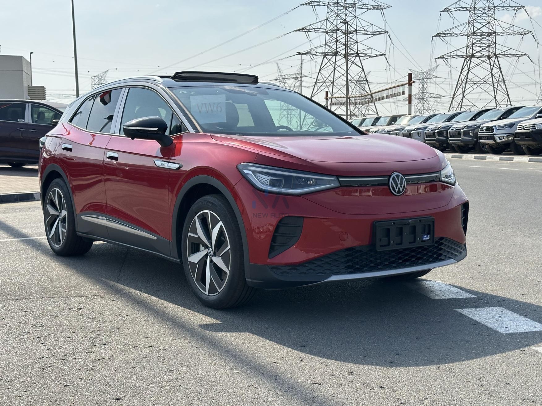 ID.4 Crozz LitePro (VW6) Red-Black & Grey 2022