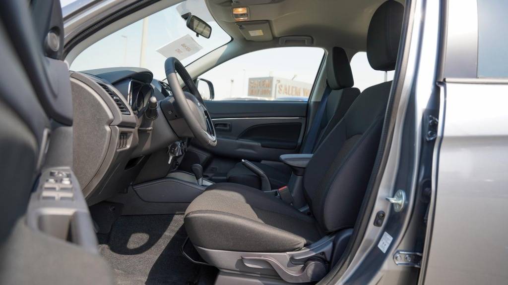 Mitsubishi Asx Basic 2026 Grey Black Front Interior Seats 1024x576
