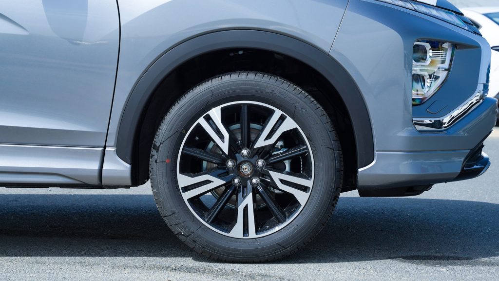 Mitsubishi Eclipse Cross 2026 Grey Black Alloy Wheel Detail 1024x576