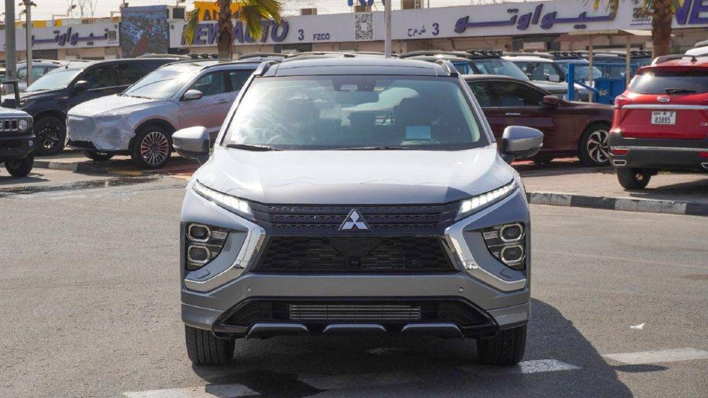 Mitsubishi Eclipse Cross 2026 Grey Black Front View 1024x576