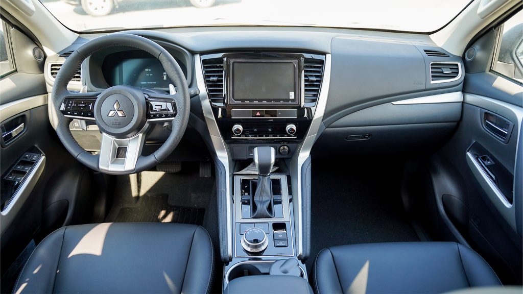 Mitsubishi Montero Sport 2026 Silver Black Dashboard Full View 1024x576