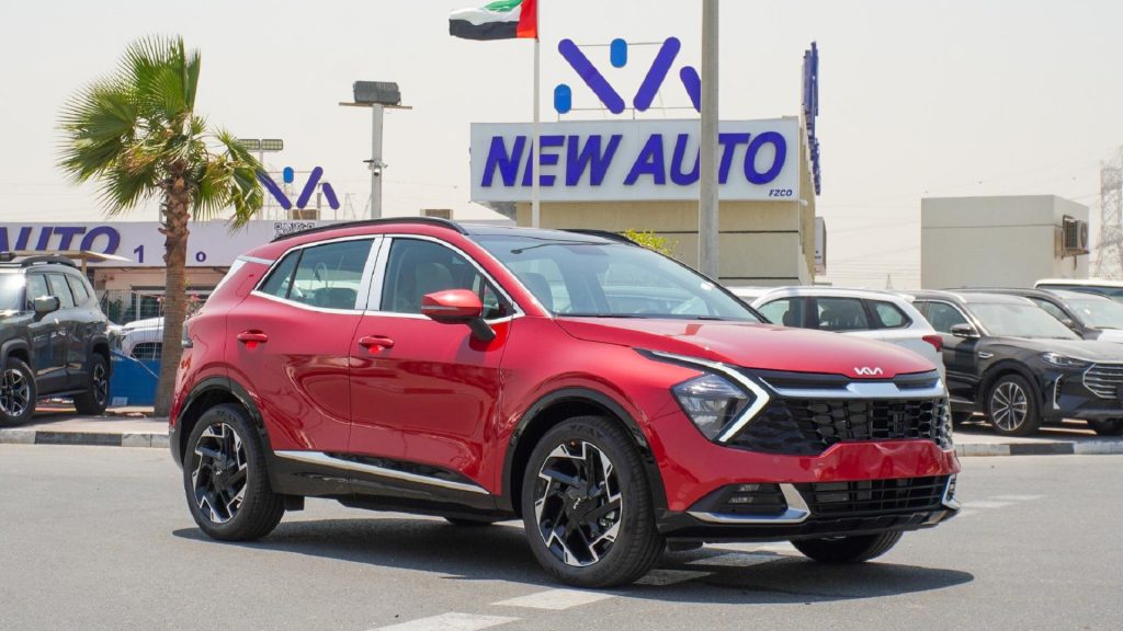 Kia Sportage Red - Beige 2026 vehicle at New Auto FZCO