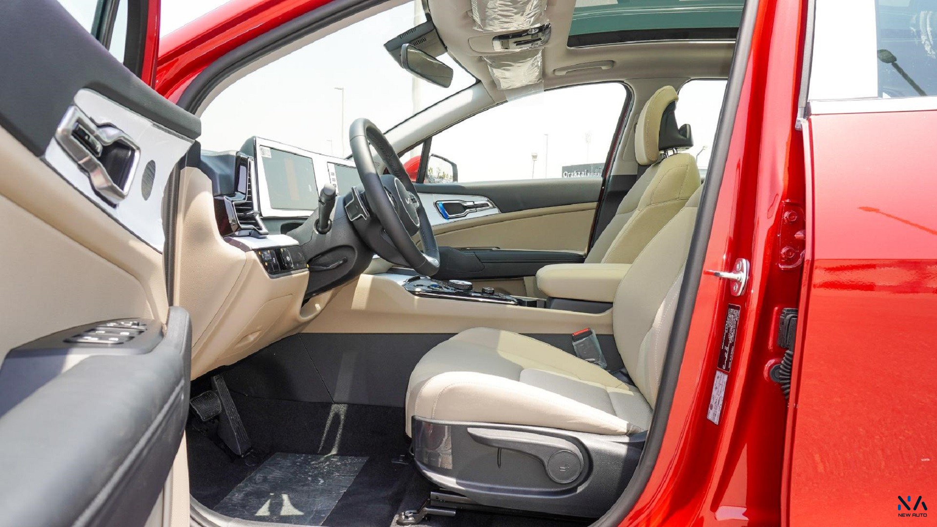 Kia Sportage (N-KIA-SPO-1.6-26) Red – Beige 2026