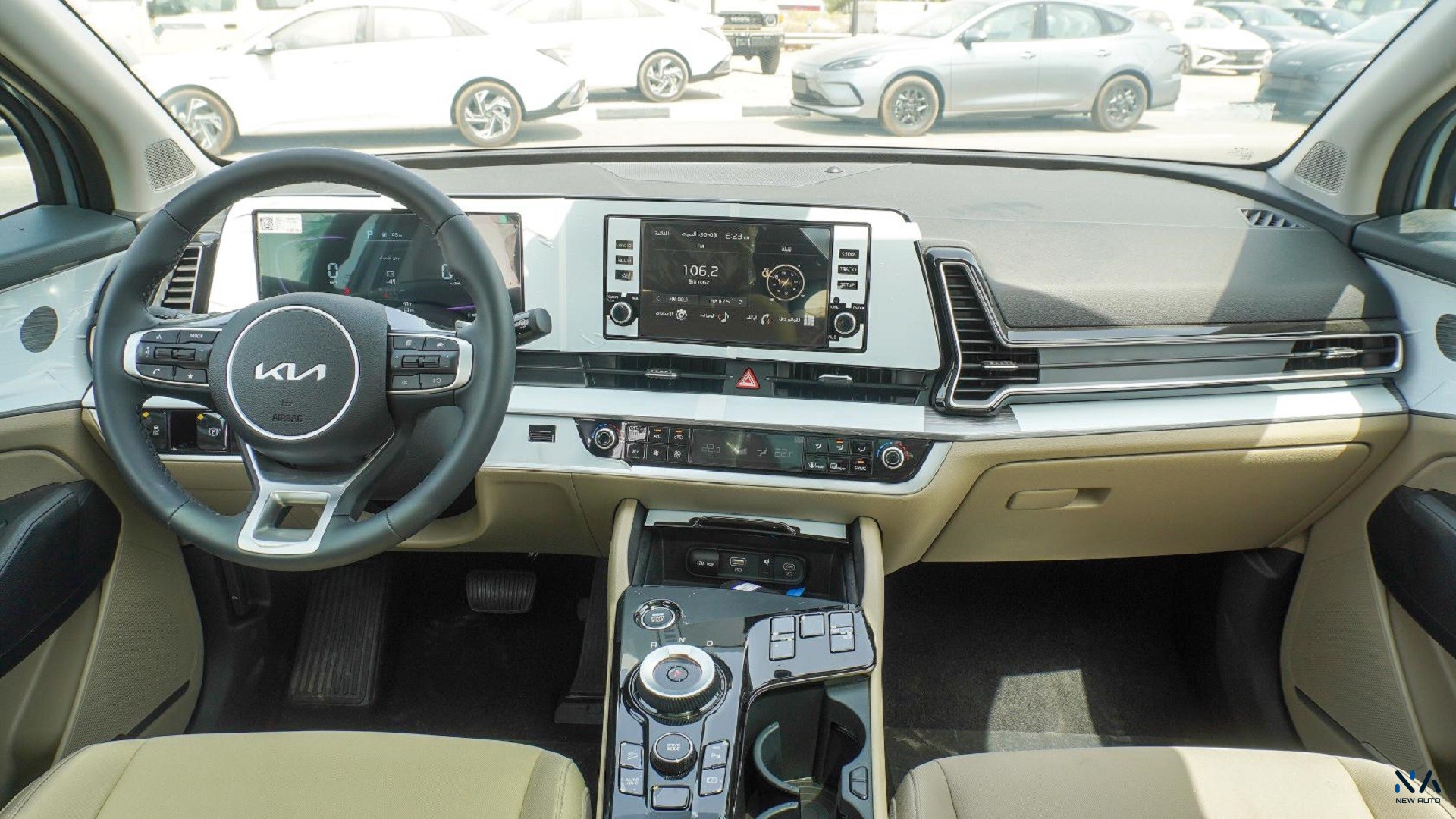 Kia Sportage (N-KIA-SPO-1.6-26) Silver – Beige 2026